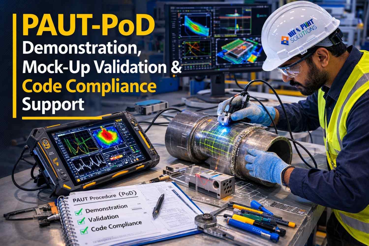 PAUT-PoD Demonstration, Mock-Up Validation And Code Compliance Support