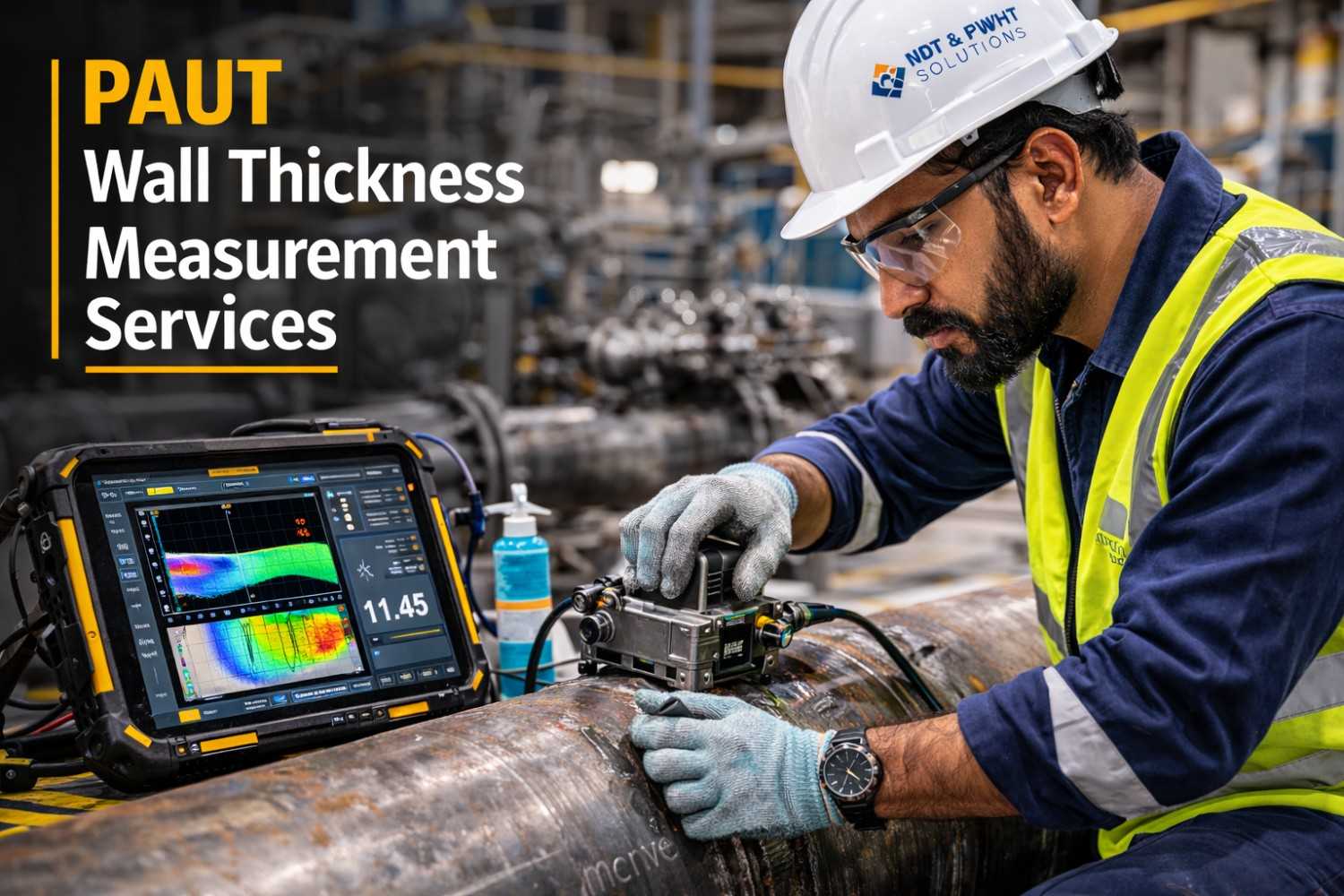 PAUT Wall Thickness Measurement Services